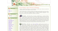Desktop Screenshot of flowerinfo.org
