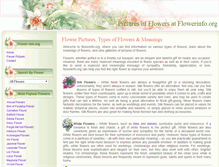 Tablet Screenshot of flowerinfo.org